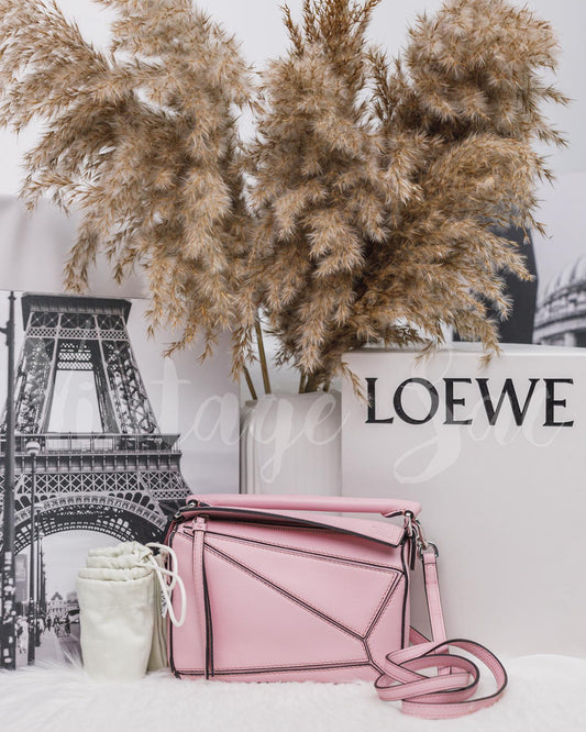 Loewe Pink Mini Puzzle Bag