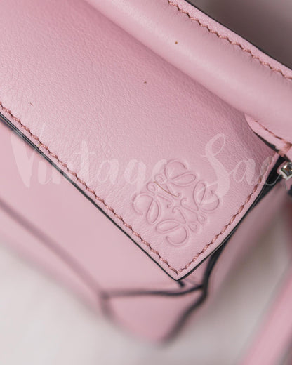 Loewe Pink Mini Puzzle Bag