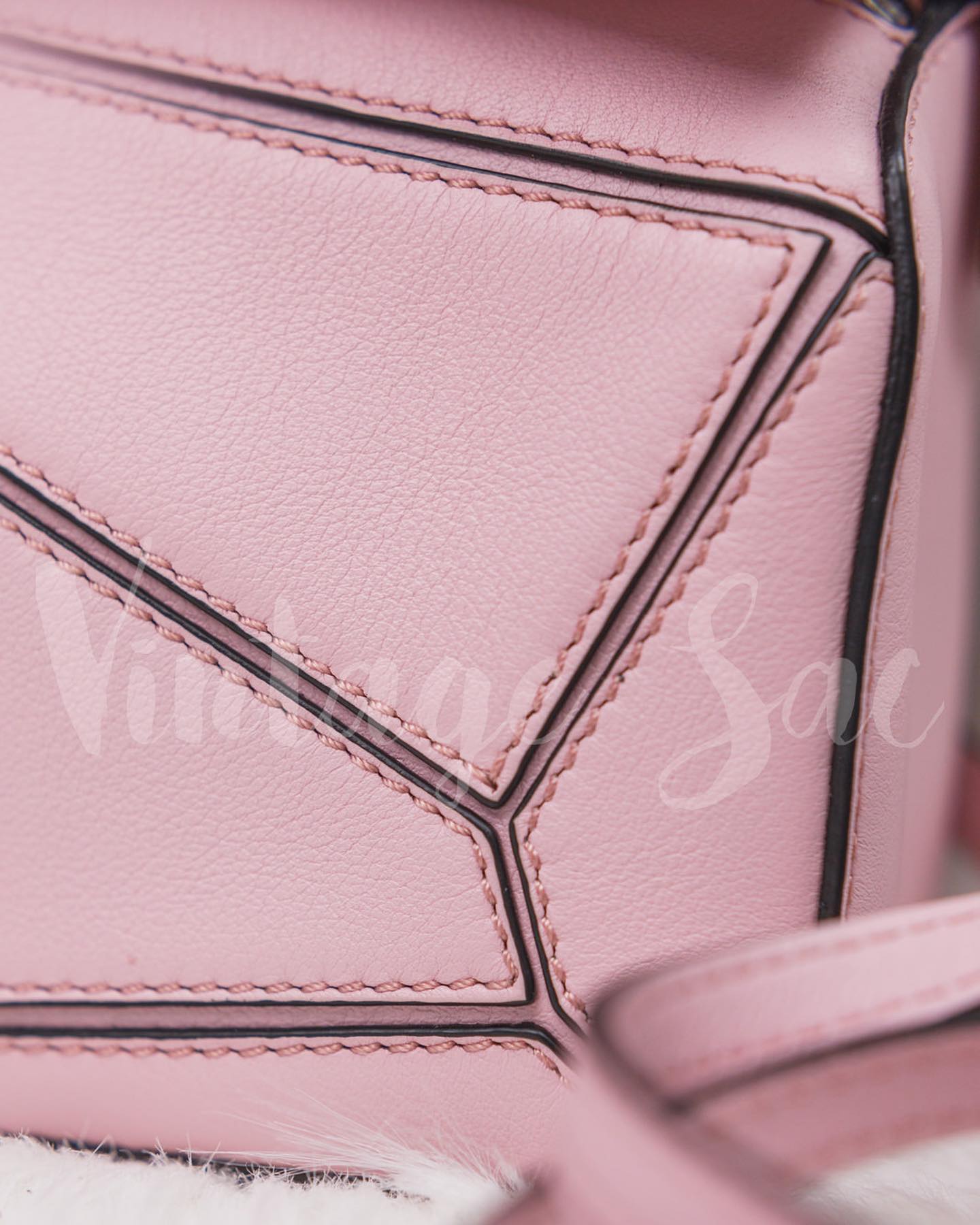 Loewe Pink Mini Puzzle Bag