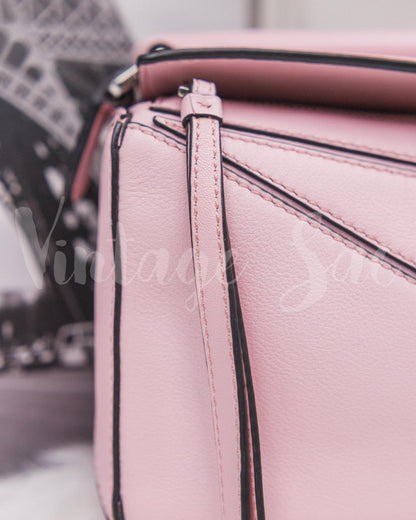 Loewe Pink Mini Puzzle Bag