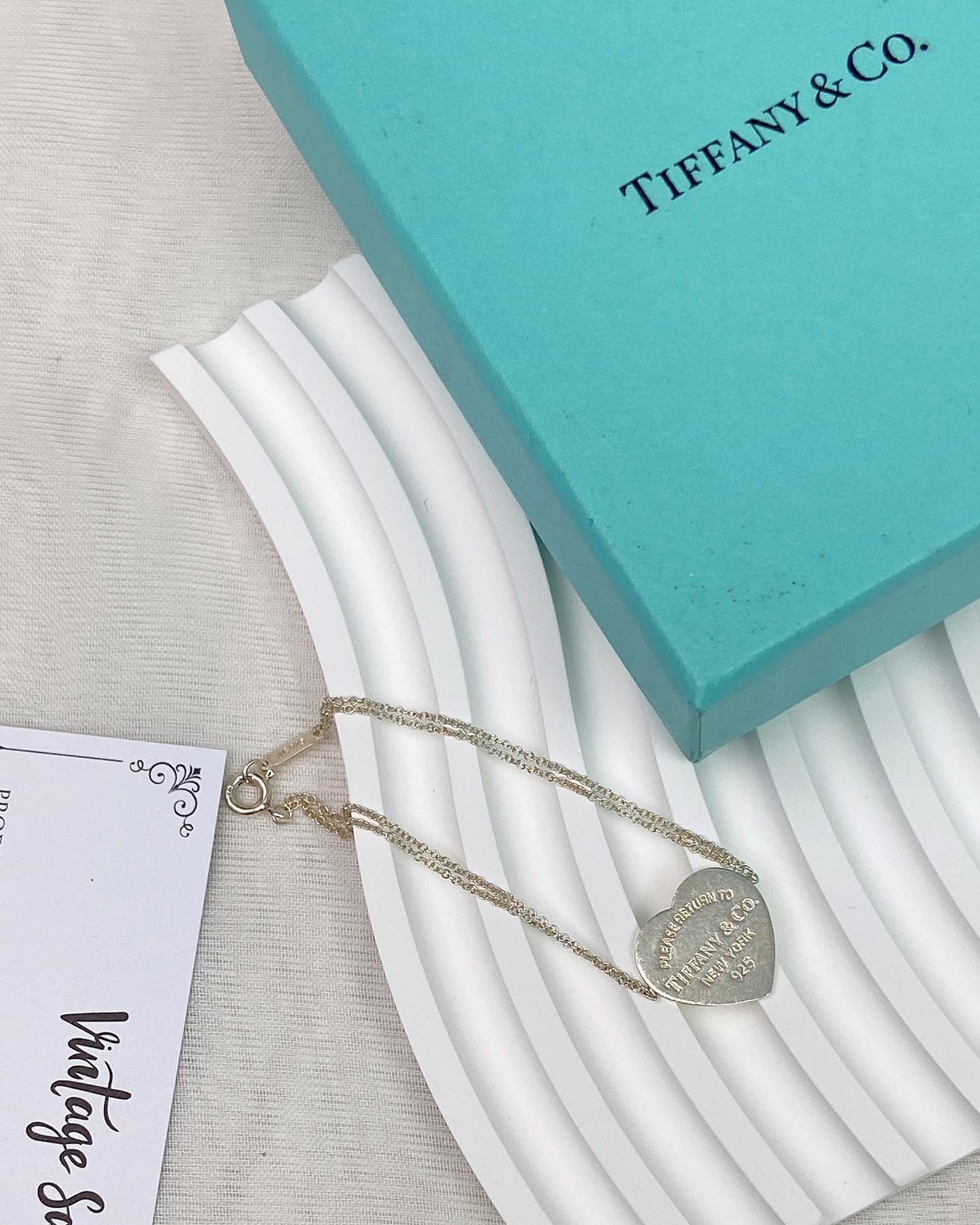 Tiffany & Co Silver Heart Bracelet