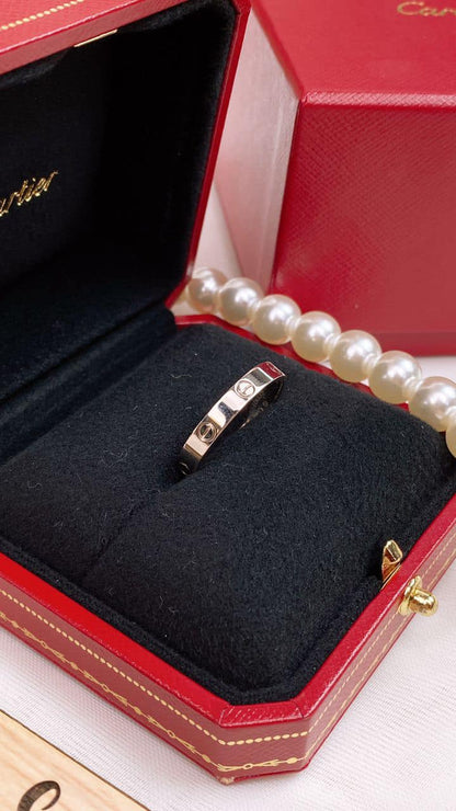 Cartier White Gold Love Wedding Band Ring