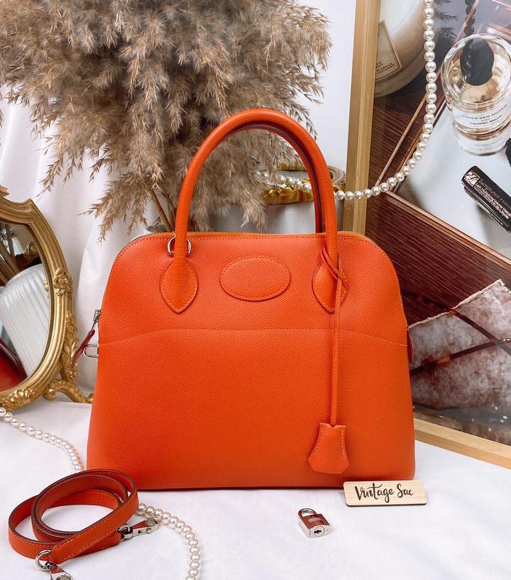 Hermes Orange Epsom Bolide 31 PHW