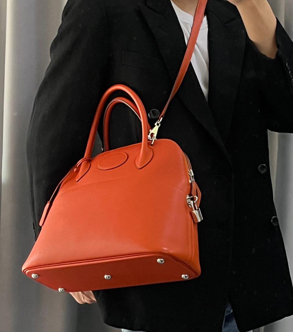 Hermes Orange Epsom Bolide 31 PHW