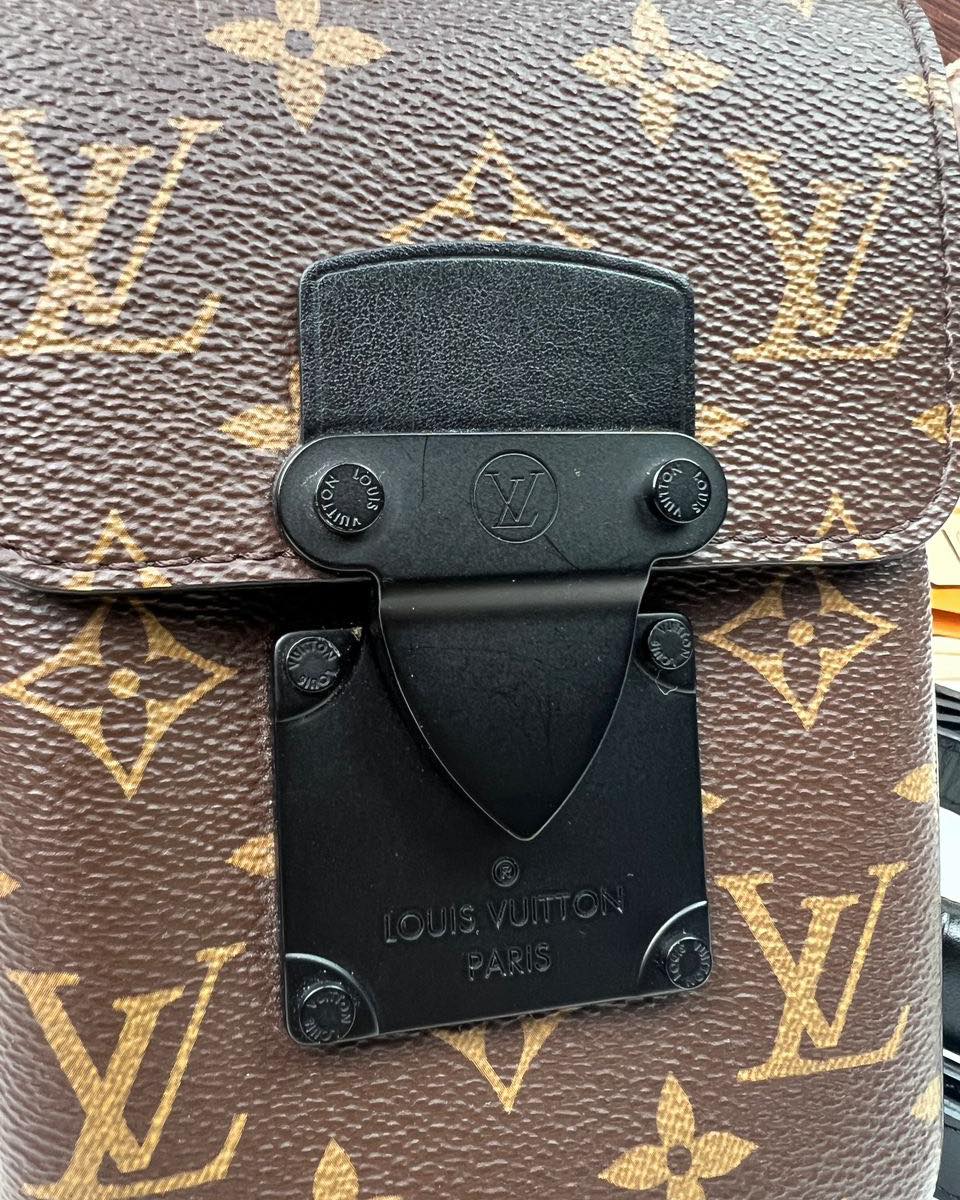 LV Monogram S Lock Vertical Wearable Wallet Bag