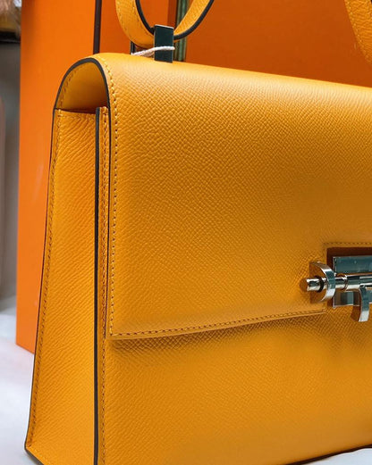 Hermes Epsom Jaune d’or Verrou 23 PHW