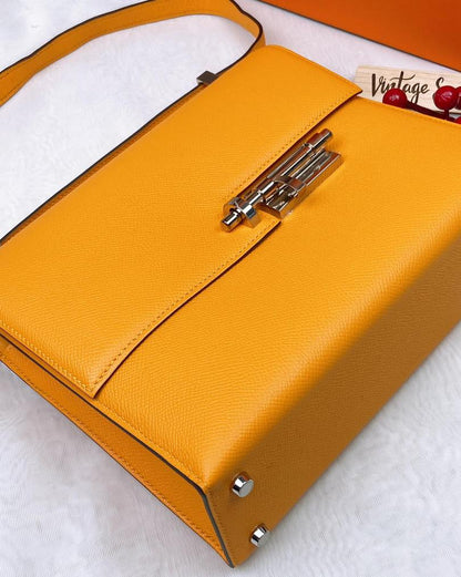 Hermes Epsom Jaune d’or Verrou 23 PHW