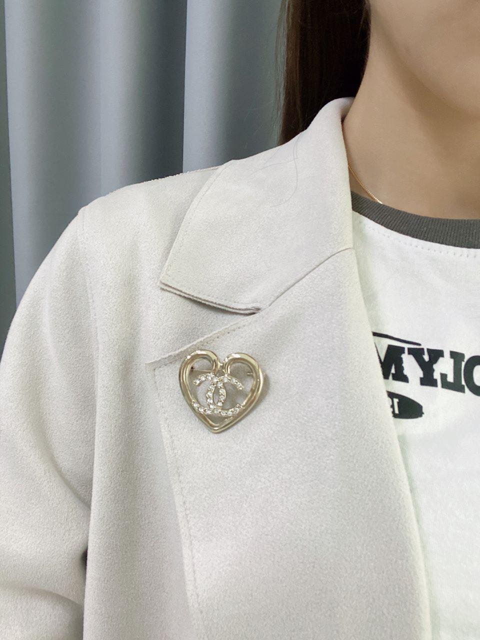 Chanel 23C Heart Shape Brooch