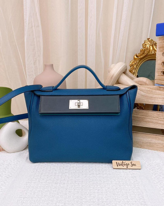 Hermes Deep Blue Togo 24/24 29 PHW