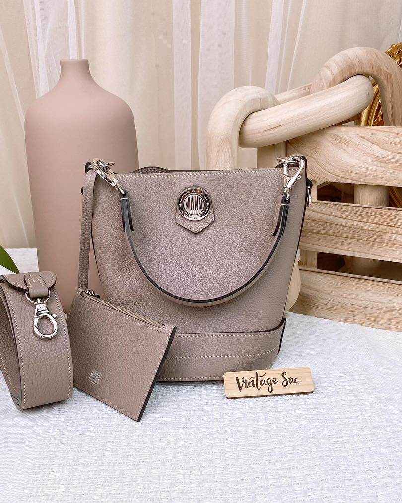 Grey Tourterelle Baluchon Bb Bucket Bag