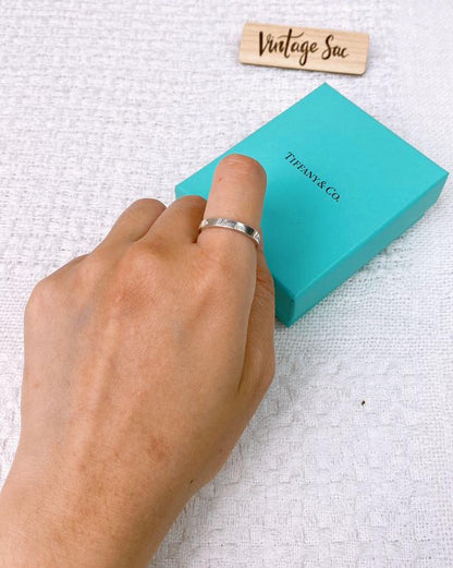 Tiffany & Co "I Love You" Narrow Ring