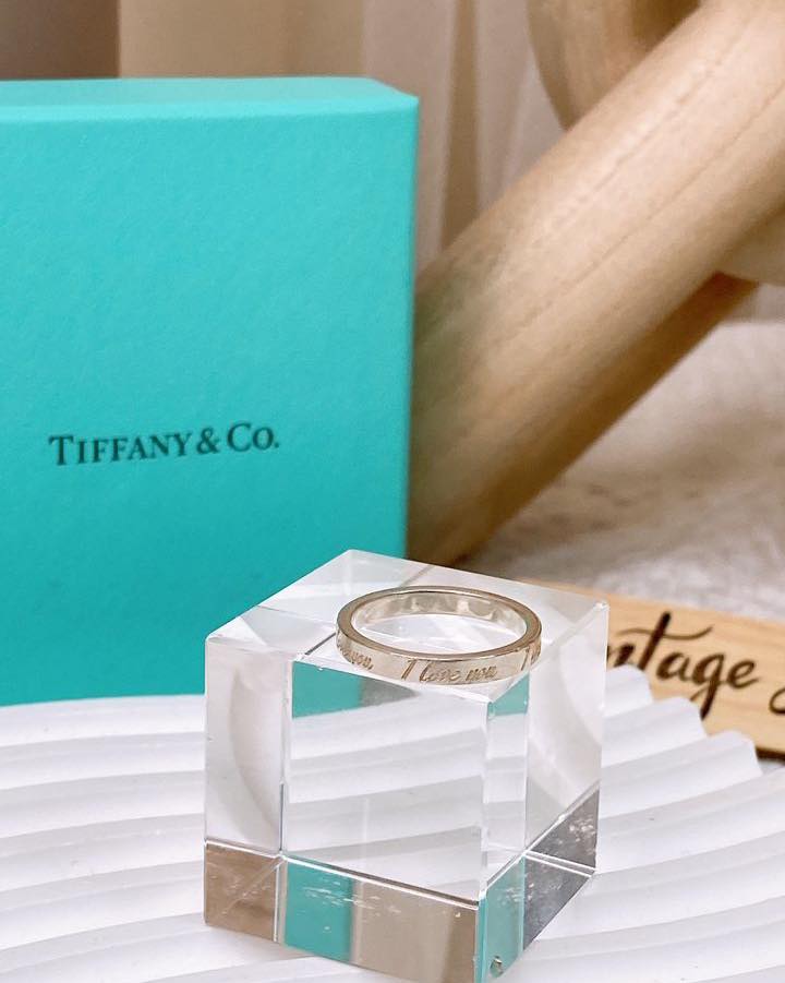 Tiffany & Co "I Love You" Narrow Ring