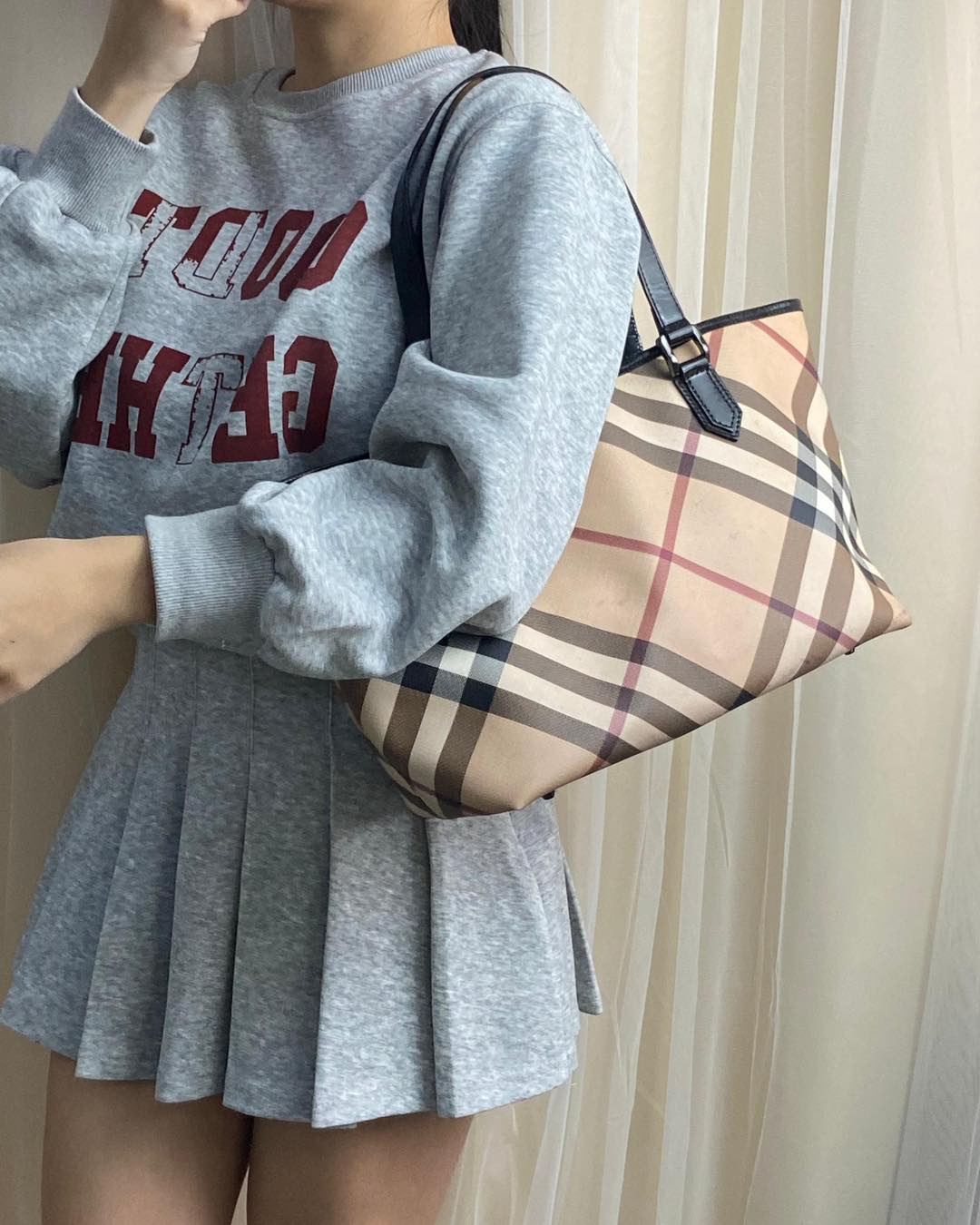 Burberry Nova Check Tote