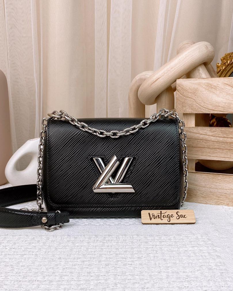 Louis Vuitton Black Epi Twist PM SHW