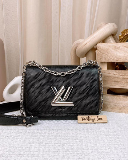 Louis Vuitton Black Epi Twist PM SHW