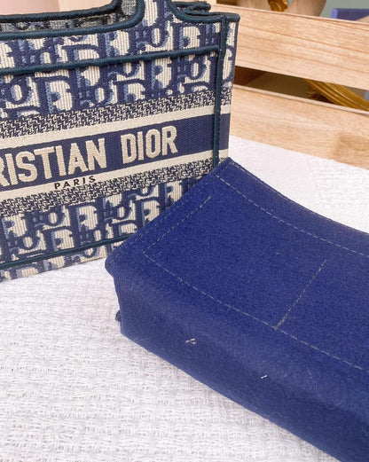 Dior Navy Mini Book Tote