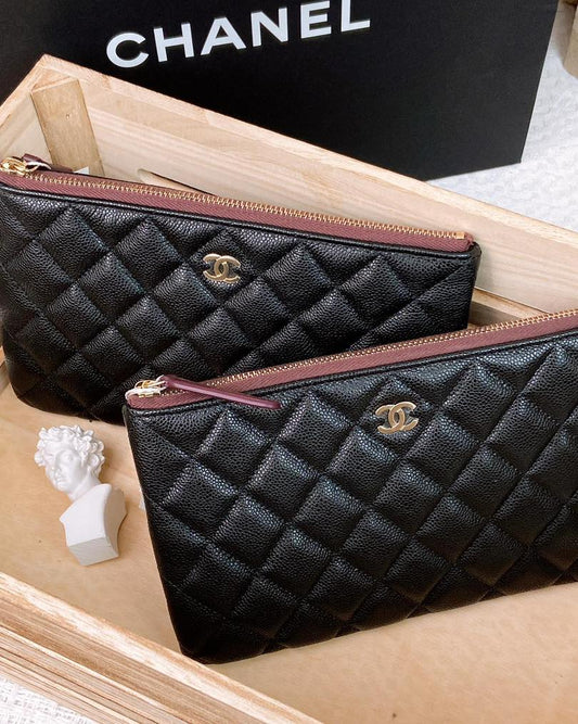 Chanel Black Caviar Mini Ocase XL LGHW