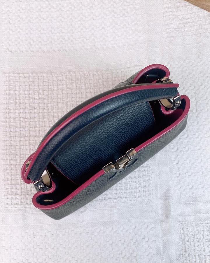 LV Navy Blue Capucines BB