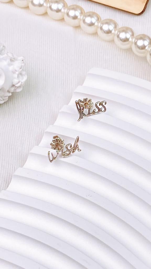 Tiffany & Co. Silver Kiss Wish Earrings