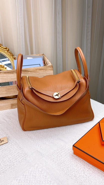 Hermes Gold Clemence Lindy 30 GHW