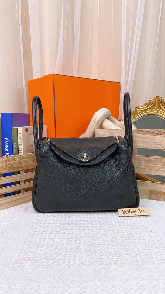 Hermes Noir Clemence Lindy 26 PHW