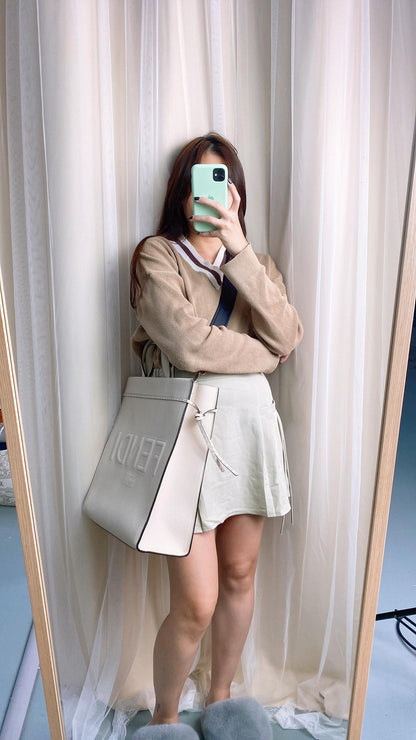 Fendi Ivory Medium Go To Shopper