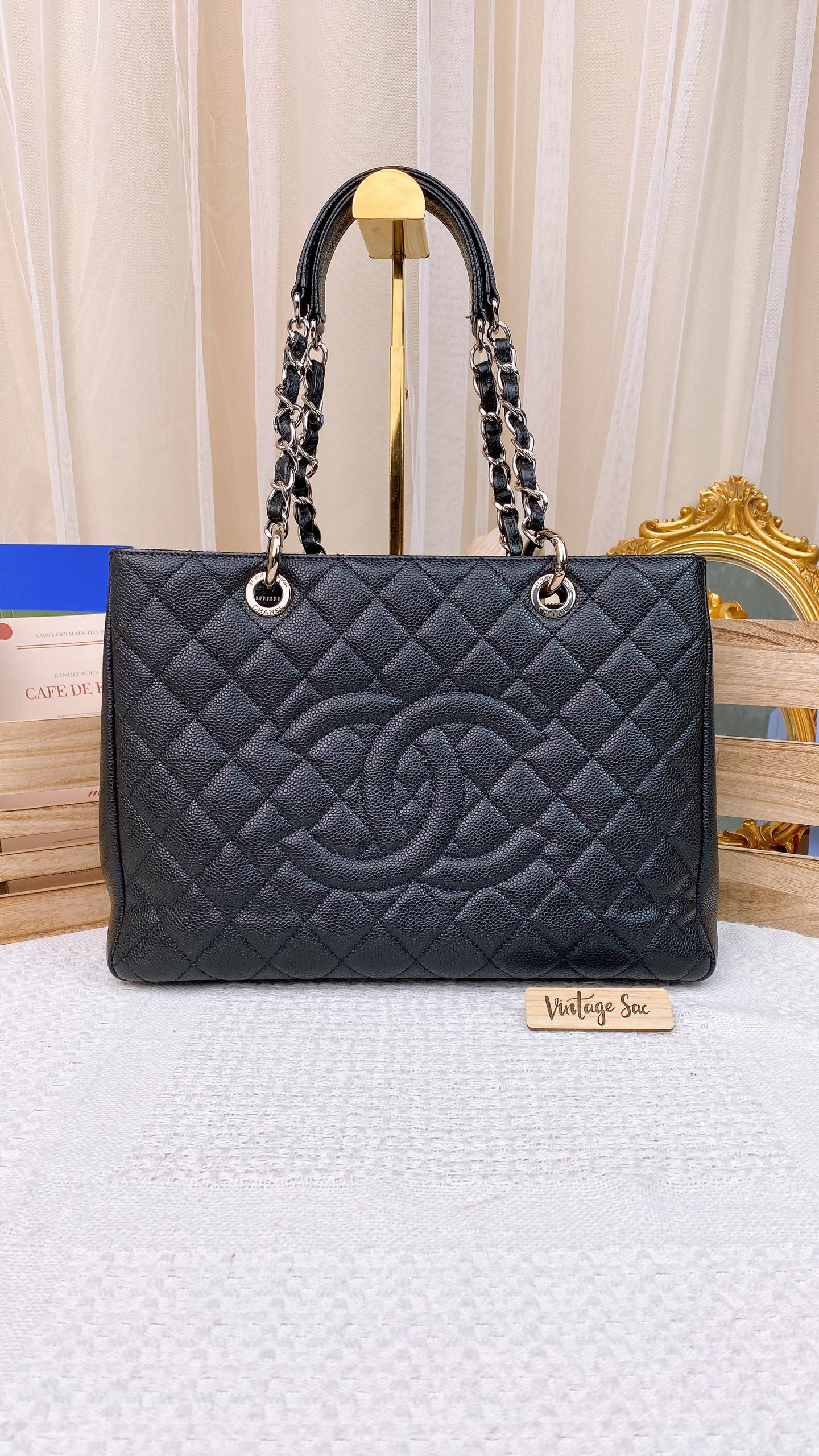 Chanel Black Caviar GST SHW