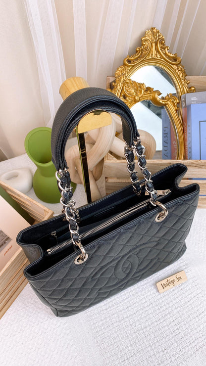 Chanel Black Caviar GST SHW