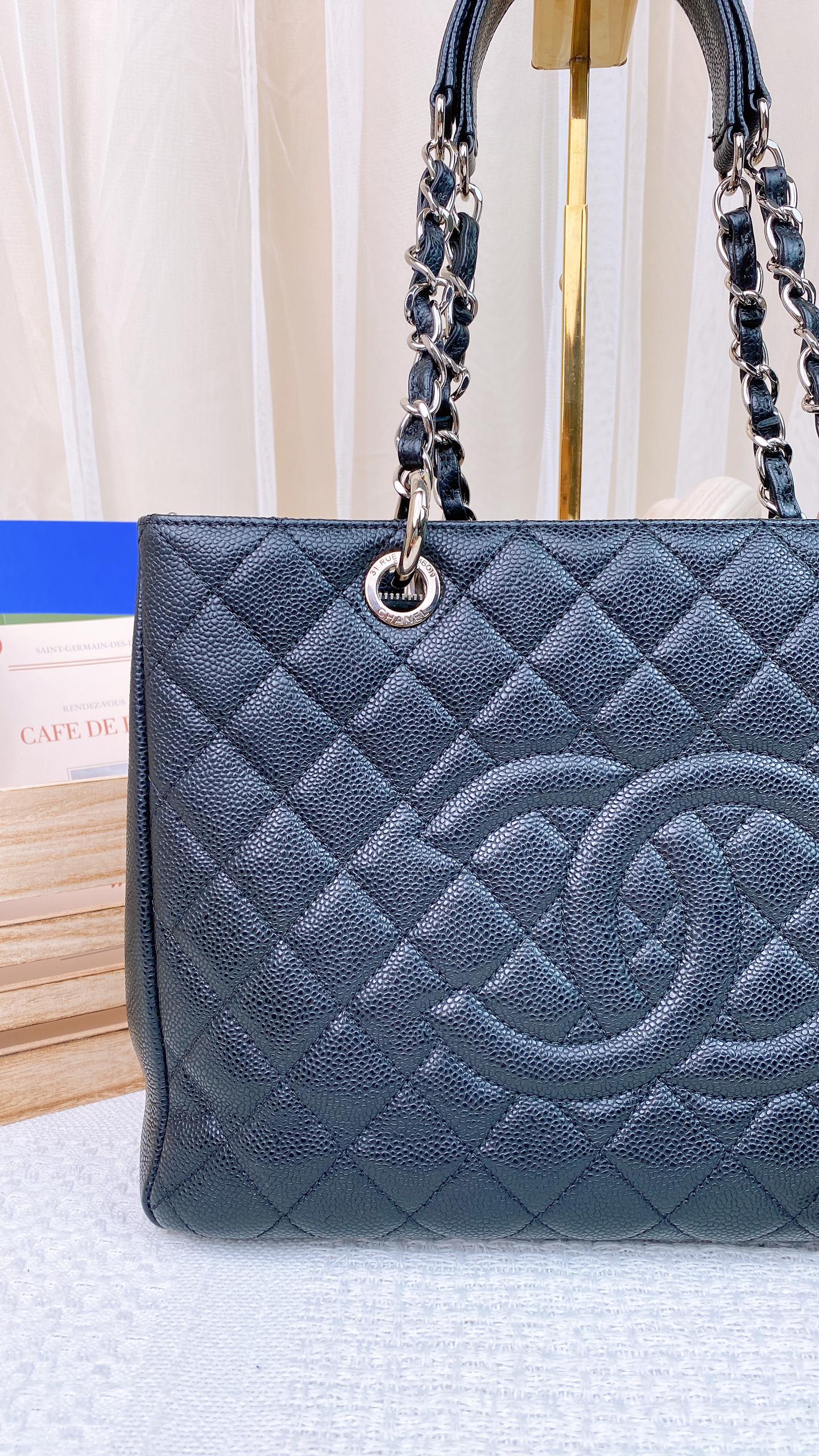 Chanel Black Caviar GST SHW