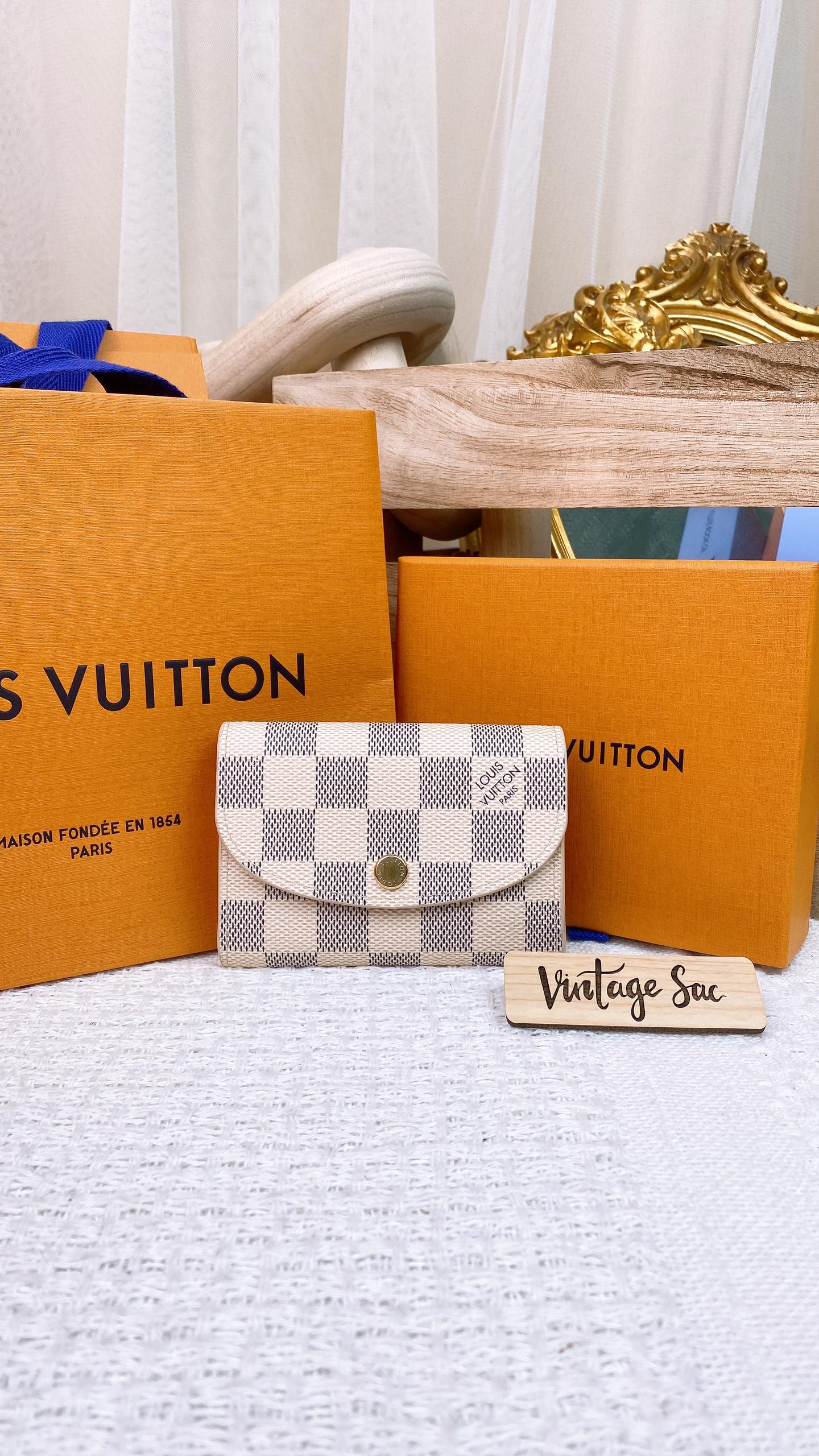 LV Damier Azur Rosaline Coin Purse