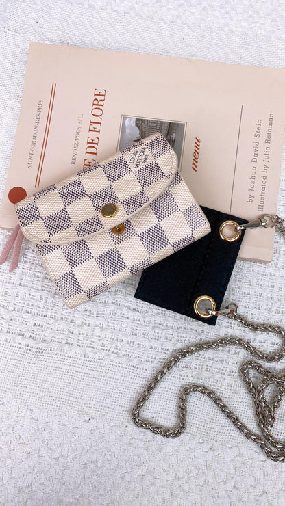 LV Damier Azur Rosaline Coin Purse