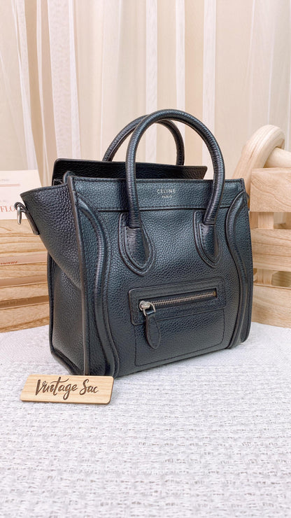 Celine Black Nano Luggage