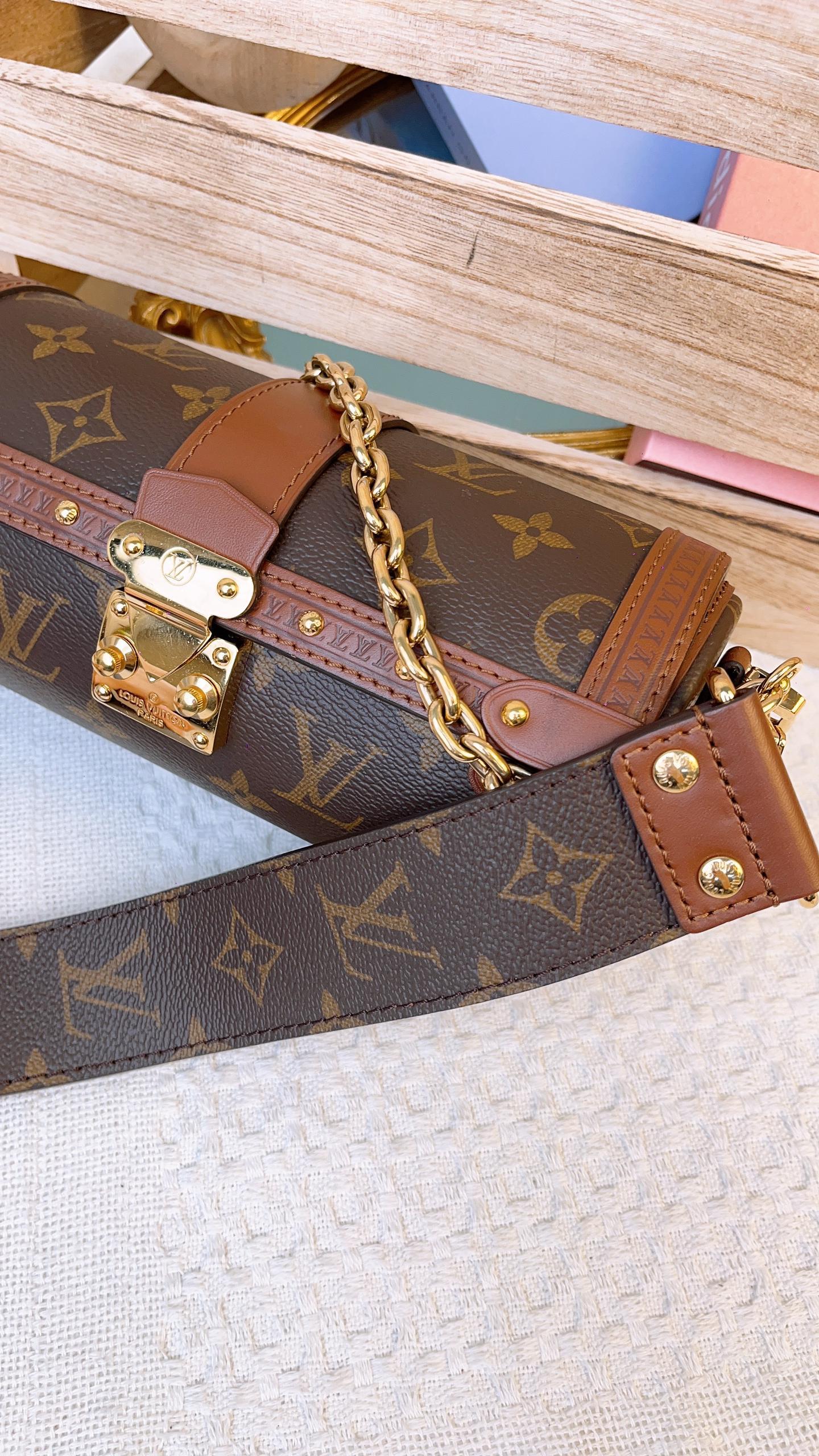 LV Monogram Papillon Trunk (GHW)