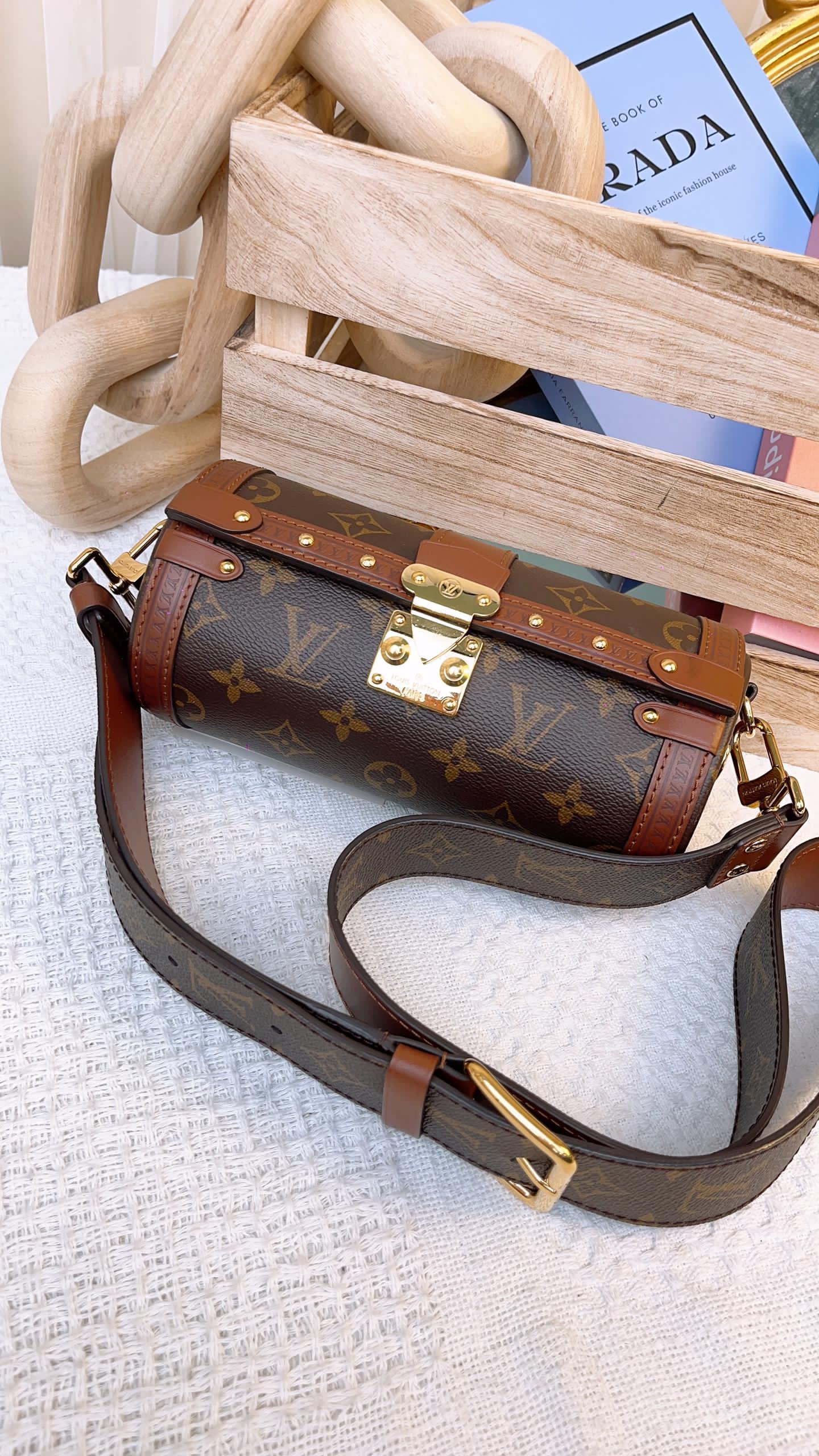 LV Monogram Papillon Trunk (GHW)