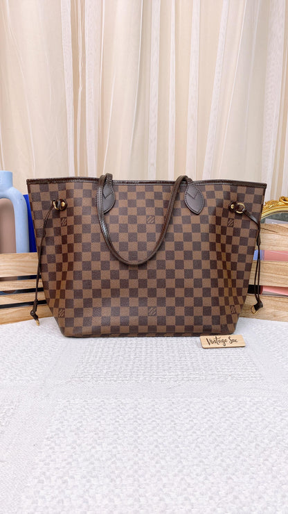 LV Damier Ebene Neverfull MM