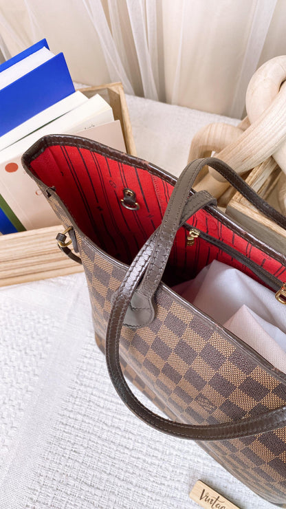 LV Damier Ebene Neverfull MM