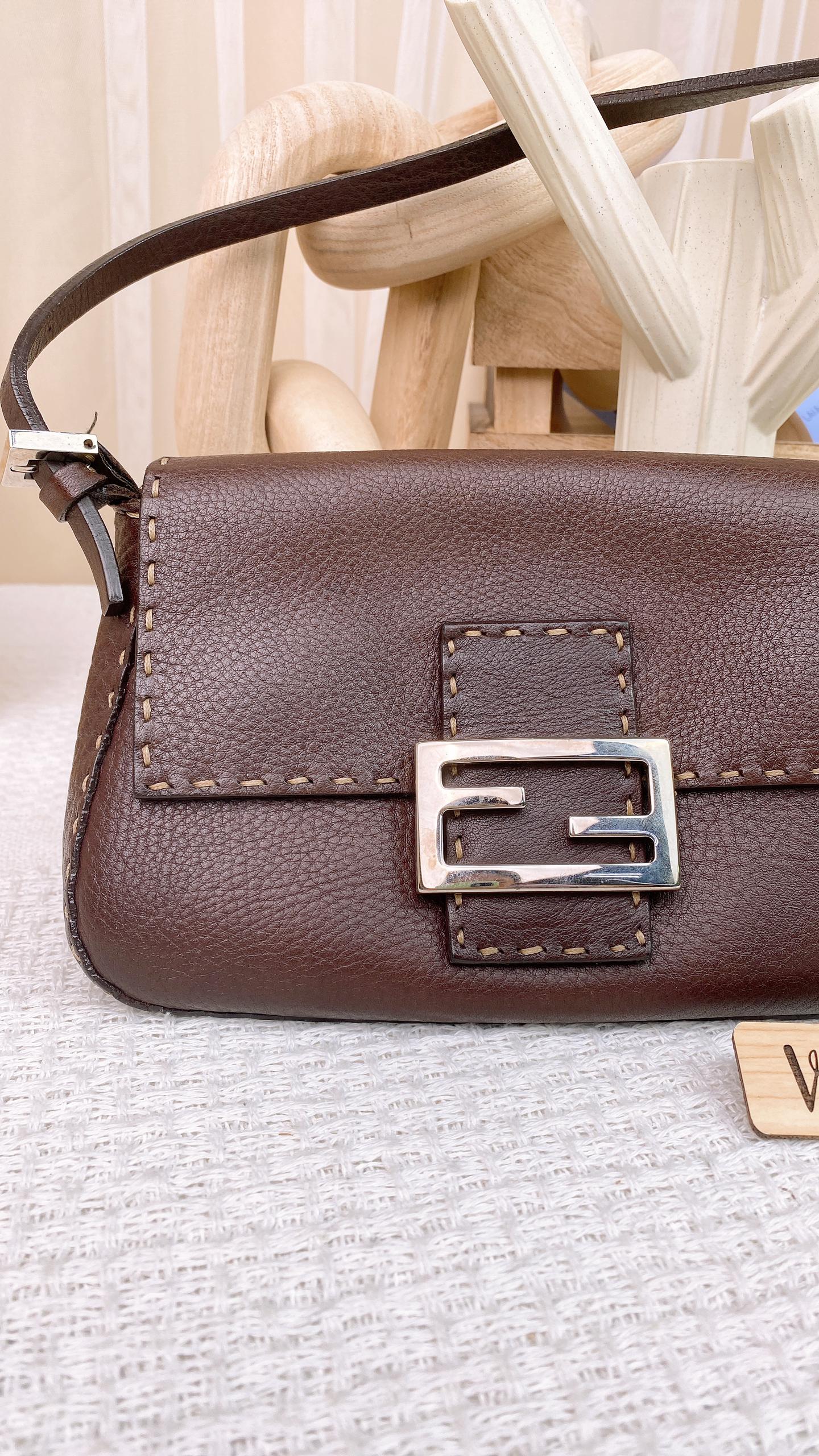 Fendi Brown Mamma Baguette