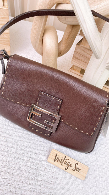 Fendi Brown Mamma Baguette