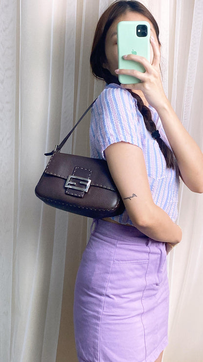 Fendi Brown Mamma Baguette