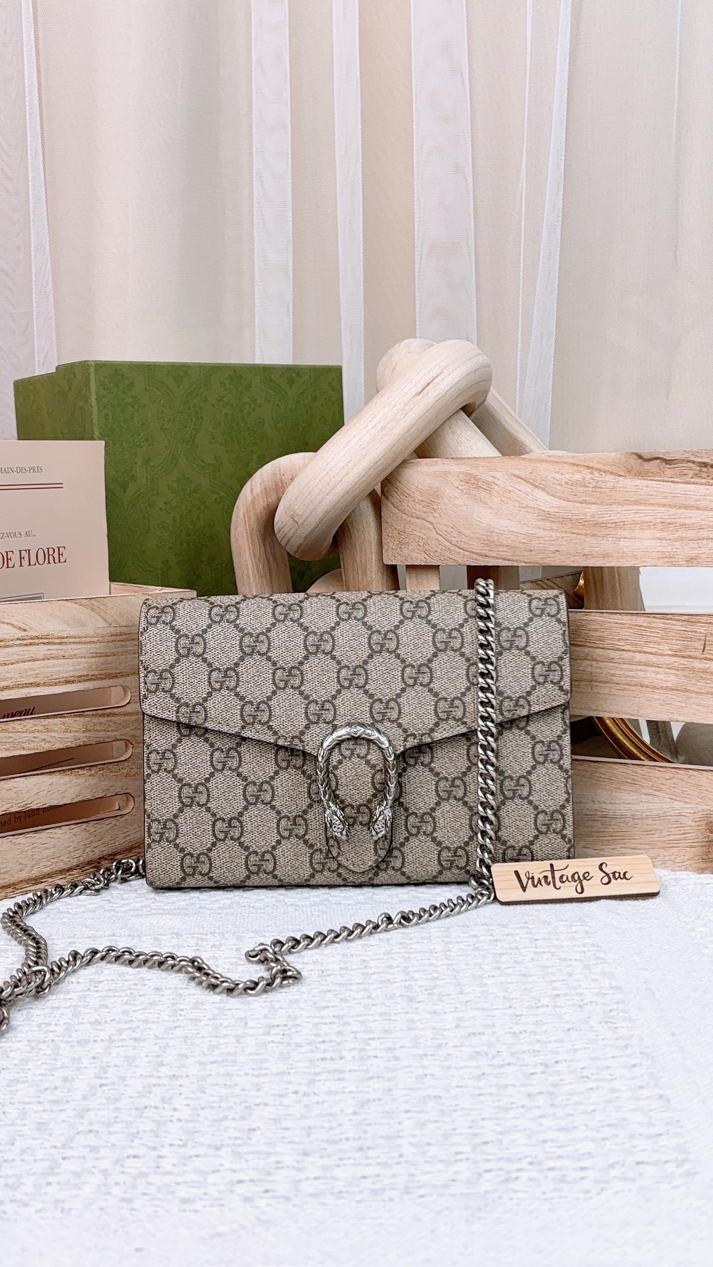 Gucci Beige Supreme Dionysus WOC SHW