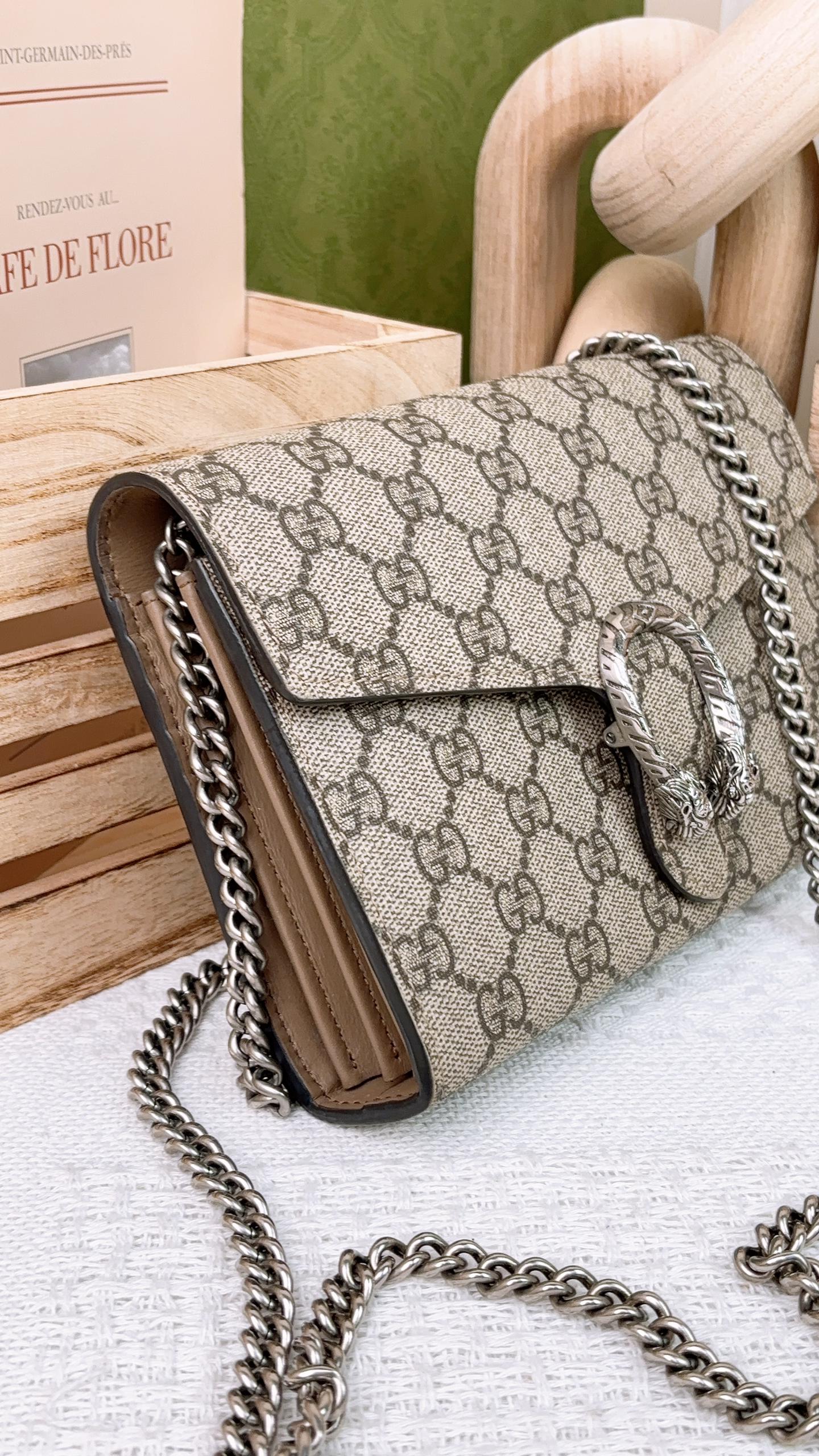 Gucci Beige Supreme Dionysus WOC SHW