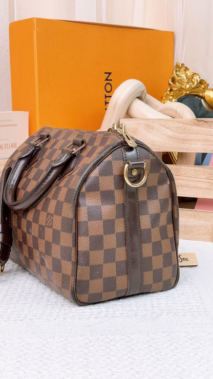 LV Damier Ebene Speedy 25 Bandouliere