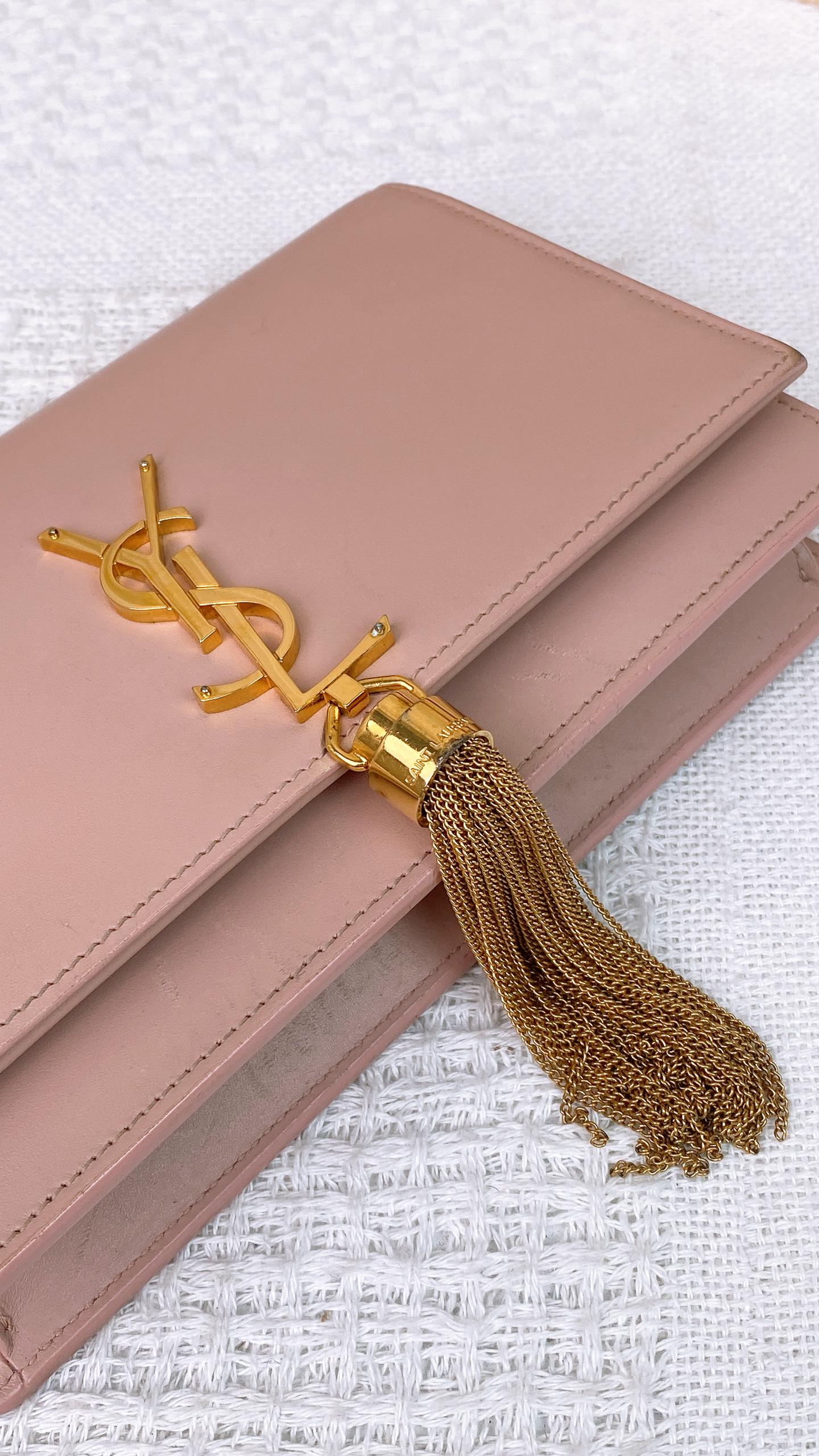 YSL Small Pink Kate (GHW)