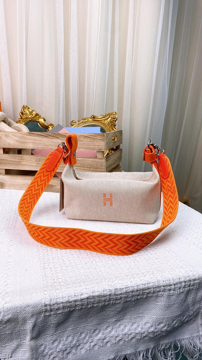 Hermes Bride - A- Branc Zigzag Orange PM