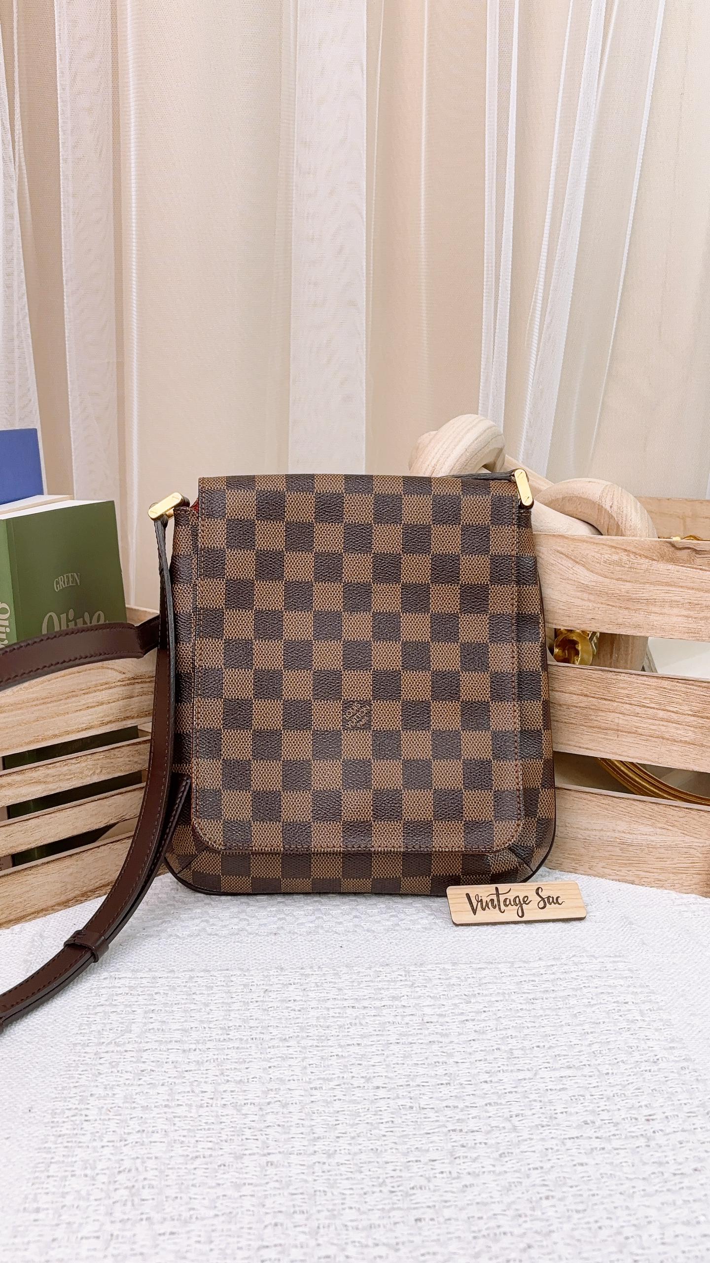 LV Damier Ebene Musette Salsa Crossbody