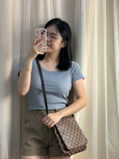 LV Damier Ebene Musette Salsa Crossbody