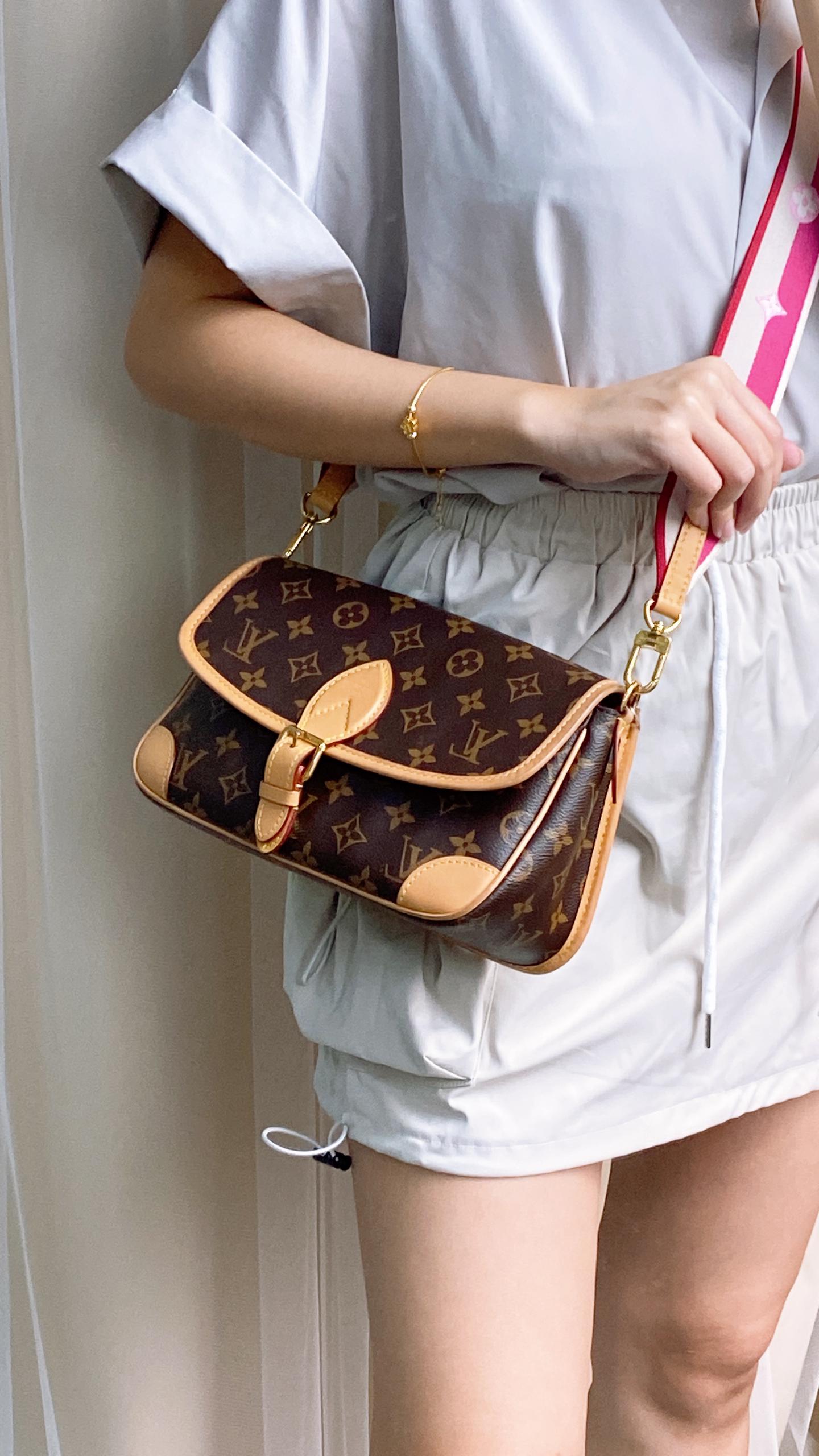 LV Monogram Diane Fuchsia