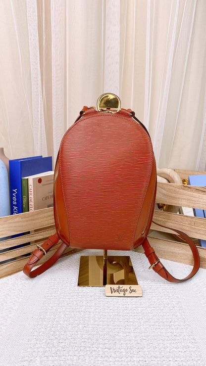 LV Brown Epi Mabillon Backpack