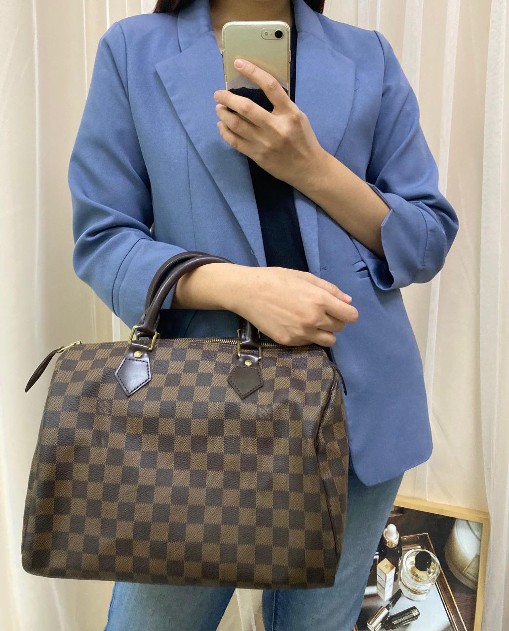 LV Damier Ebene Speedy 30