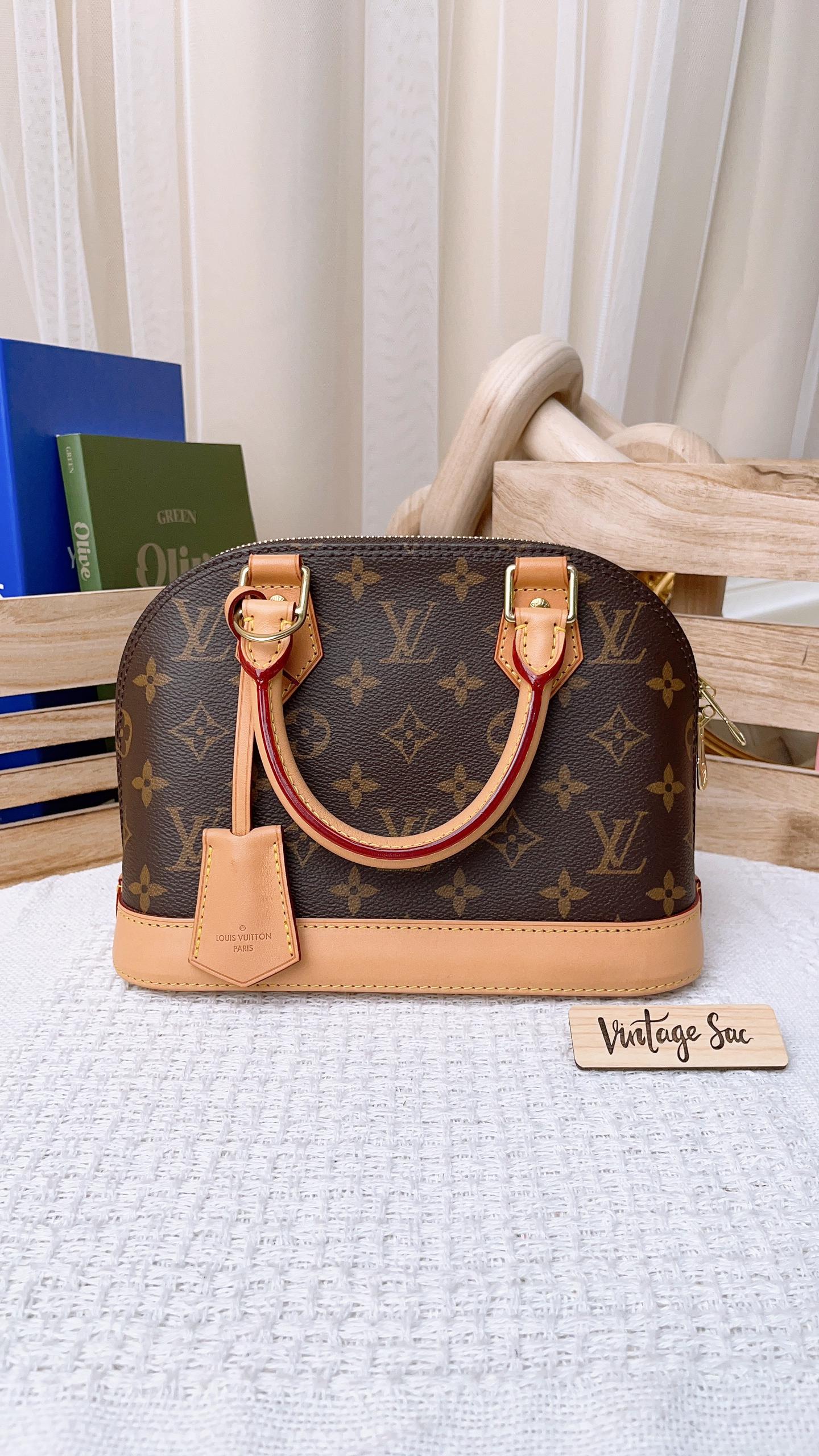 LV Monogram Alma BB with Strap